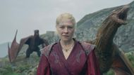 Rhaenyra Targaryen with three newly claimed dragons (Image via HBO)